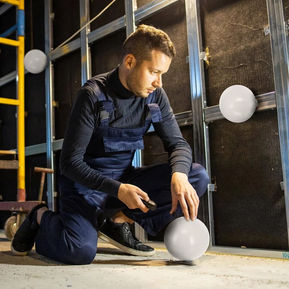 5.7 in. Laser Point Cloud Scan Reference Target Sphere with Magnetic Base (6-Pack) by AdirPro - Image 2