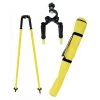 Aluminum Prism Pole Bipod in Yellow by AdirPro