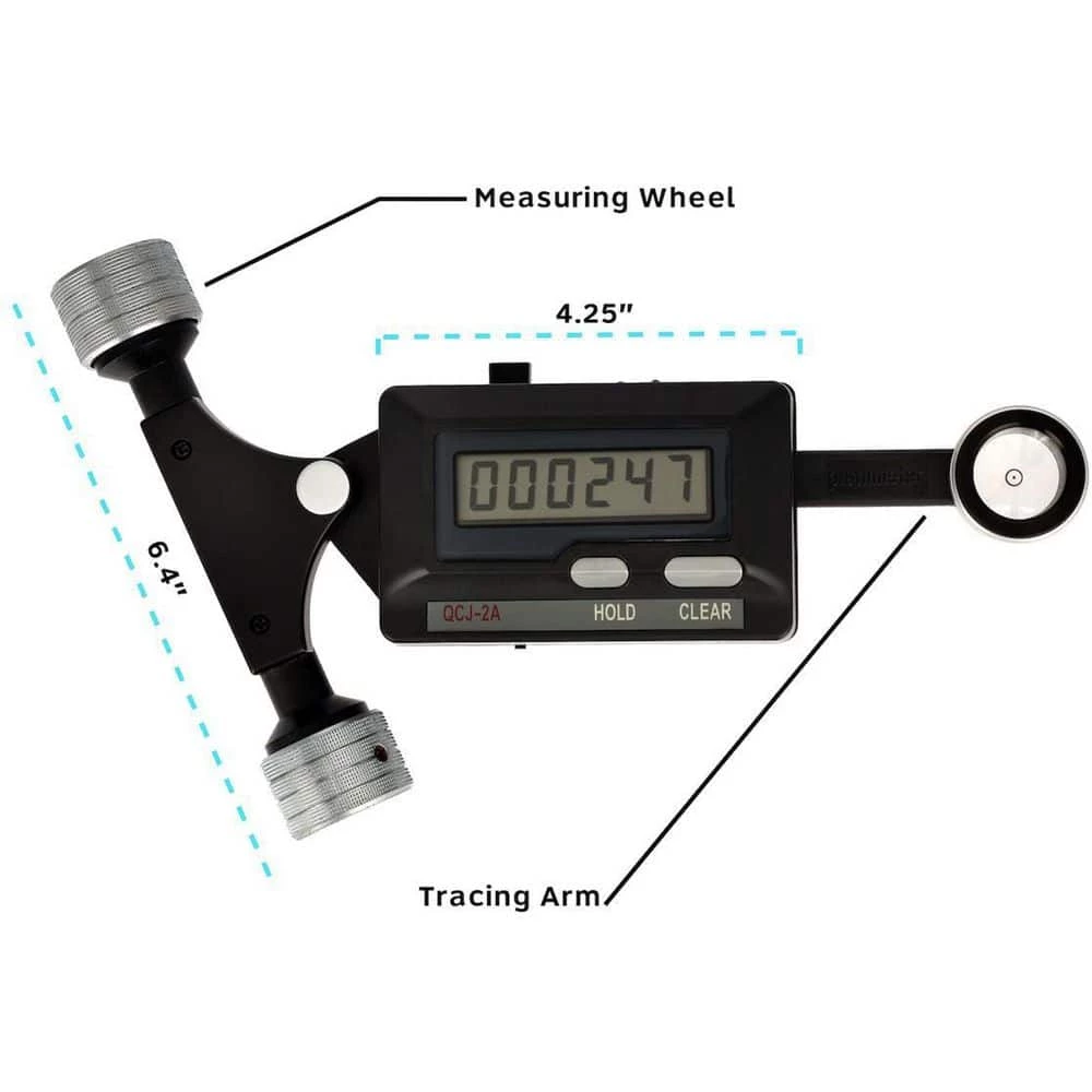 Surveyors 2 Dimensional Measuring Device Laser Level Digital Planimeter with Keypad by AdirPro - Image 2