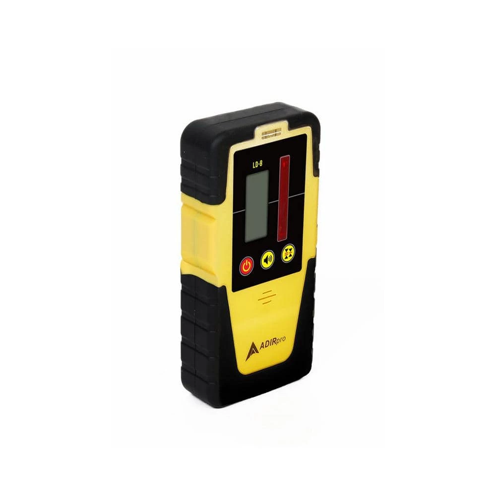LD-8 Rotary Laser Level Detector with 16 ft. 10th 5 Section Aluminum Dual Sided Grade Rod by AdirPro - Image 3