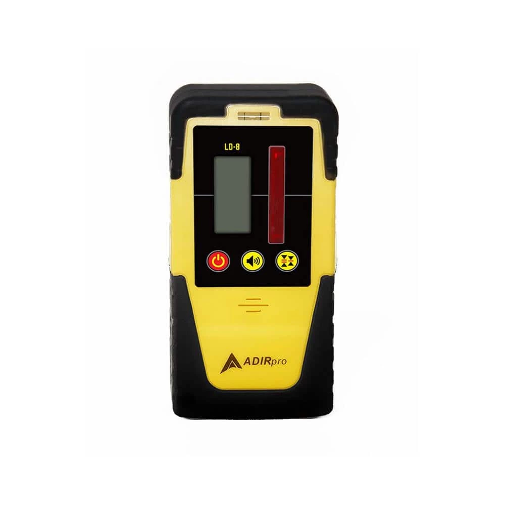LD-8 Rotary Laser Level Detector with 16 ft. 10th 5 Section Aluminum Dual Sided Grade Rod by AdirPro - Image 2