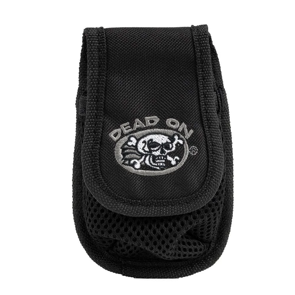Cell Punk Small Cell Phone Holder Accessory with Dual Fastening System for Tool Belt, Rig, Bag, or Belt Loops in Black by DEAD ON TOOLS