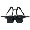 Journeyman's Framers 2 Pouch Tool Storage Suspension Rig with Suspenders in Black by DEAD ON TOOLS