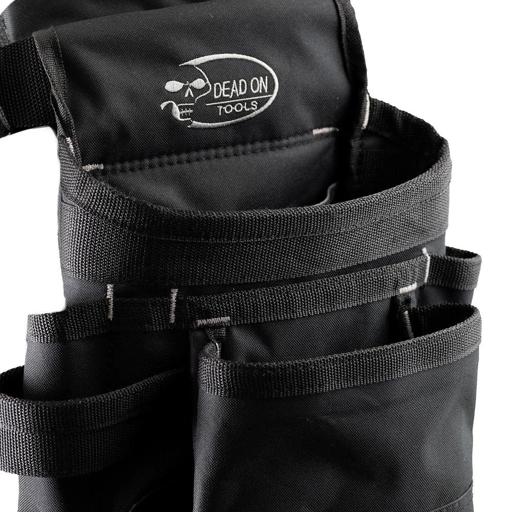 Journeyman's Framers 2 Pouch Tool Storage Suspension Rig with Suspenders in Black by DEAD ON TOOLS - Image 9