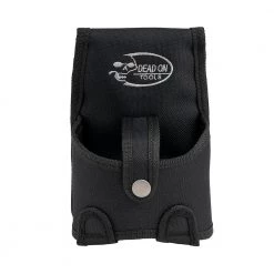 Tape Measure Pouch Holder in Black with Dual Fastening System and Locking Strap with Snap by DEAD ON TOOLS