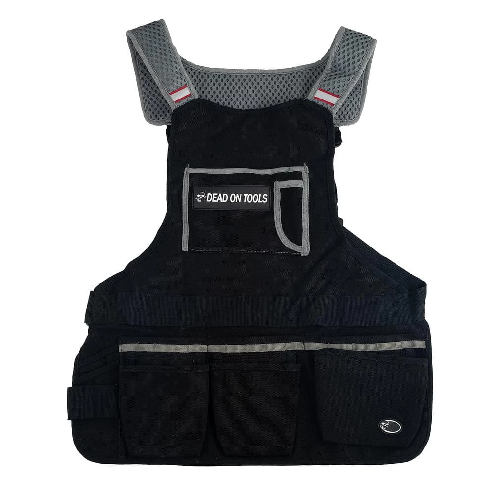 Heavy-duty 24 oz. Canvas Work Apron-Bib Style by DEAD ON TOOLS