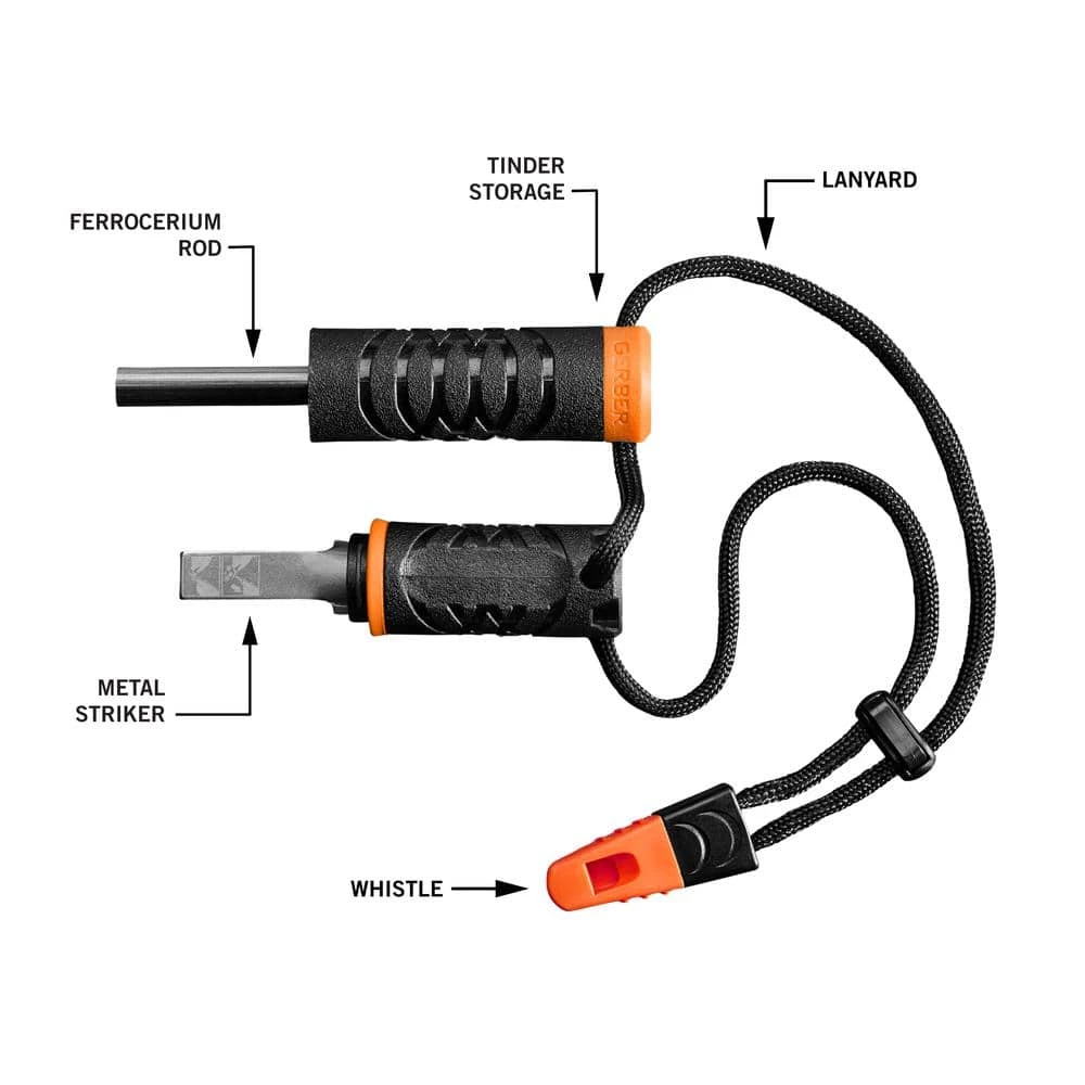 Fire Starter and 100 dB Whistle by Gerber - Image 3