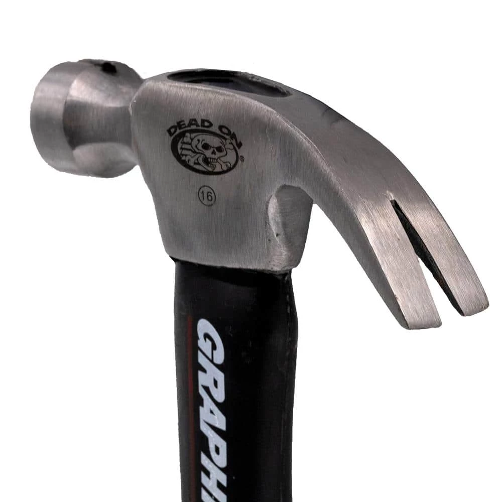 14 in. 16 oz. Smooth Face Hammer with Graphite Shaft by DEAD ON TOOLS - Image 7