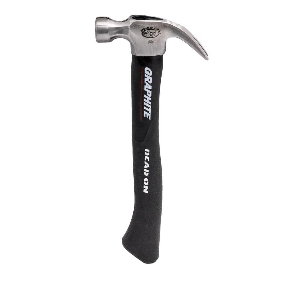 14 in. 16 oz. Smooth Face Hammer with Graphite Shaft by DEAD ON TOOLS