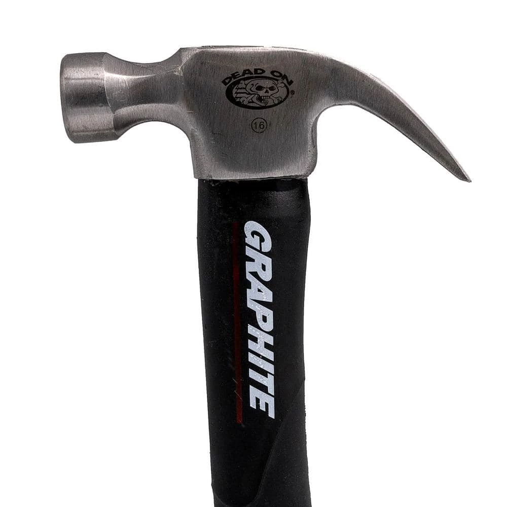 14 in. 16 oz. Smooth Face Hammer with Graphite Shaft by DEAD ON TOOLS - Image 5
