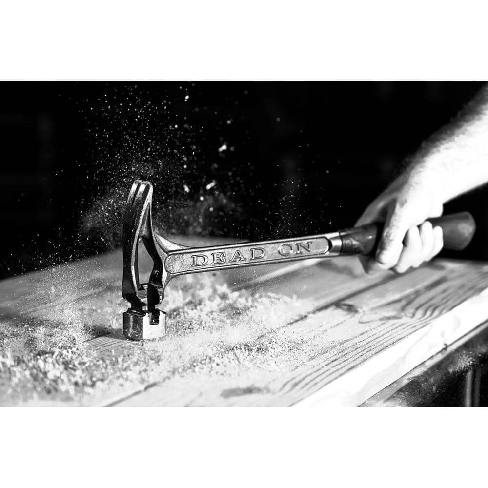 22 oz. Steel Milled Face Hammer with 14 in. Handle by DEAD ON TOOLS - Image 3
