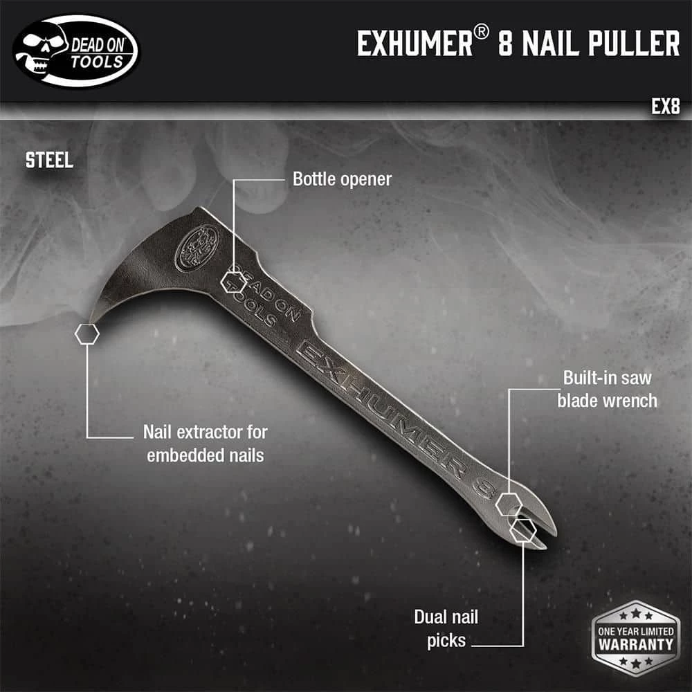 8-5/8 Nail Puller Exhumer 3-in-1 Multi Tool by DEAD ON TOOLS - Image 2