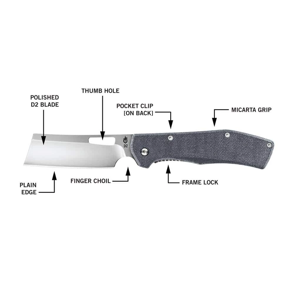 Flatiron Micarta 3 in. Folding Knife by Gerber - Image 3
