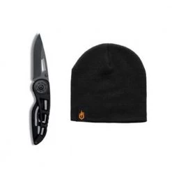 Ripstop 2 2.8 in. Folding Knife Plus Beanie Combo by Gerber