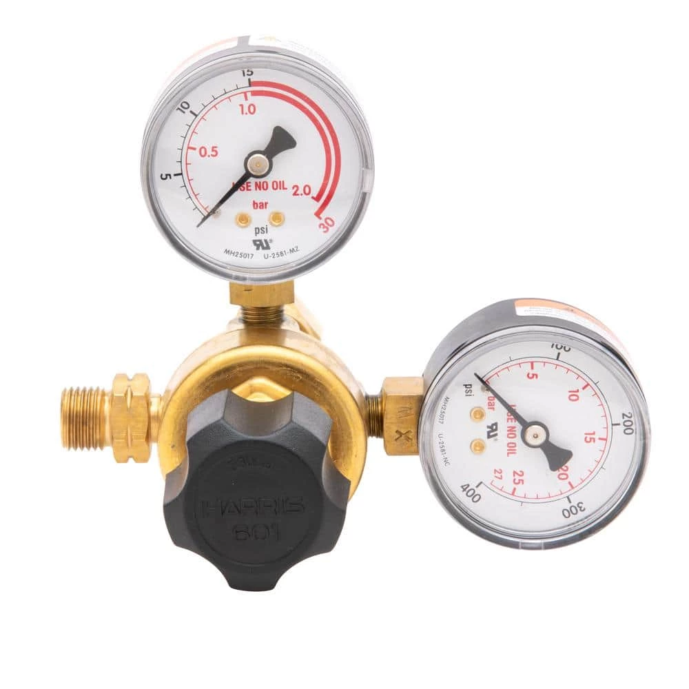 3/16 in. Regulator with Gauge by Harris