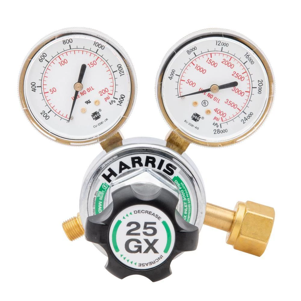 25GX 9/16 in. Oxygen Regulator by Harris - Image 5