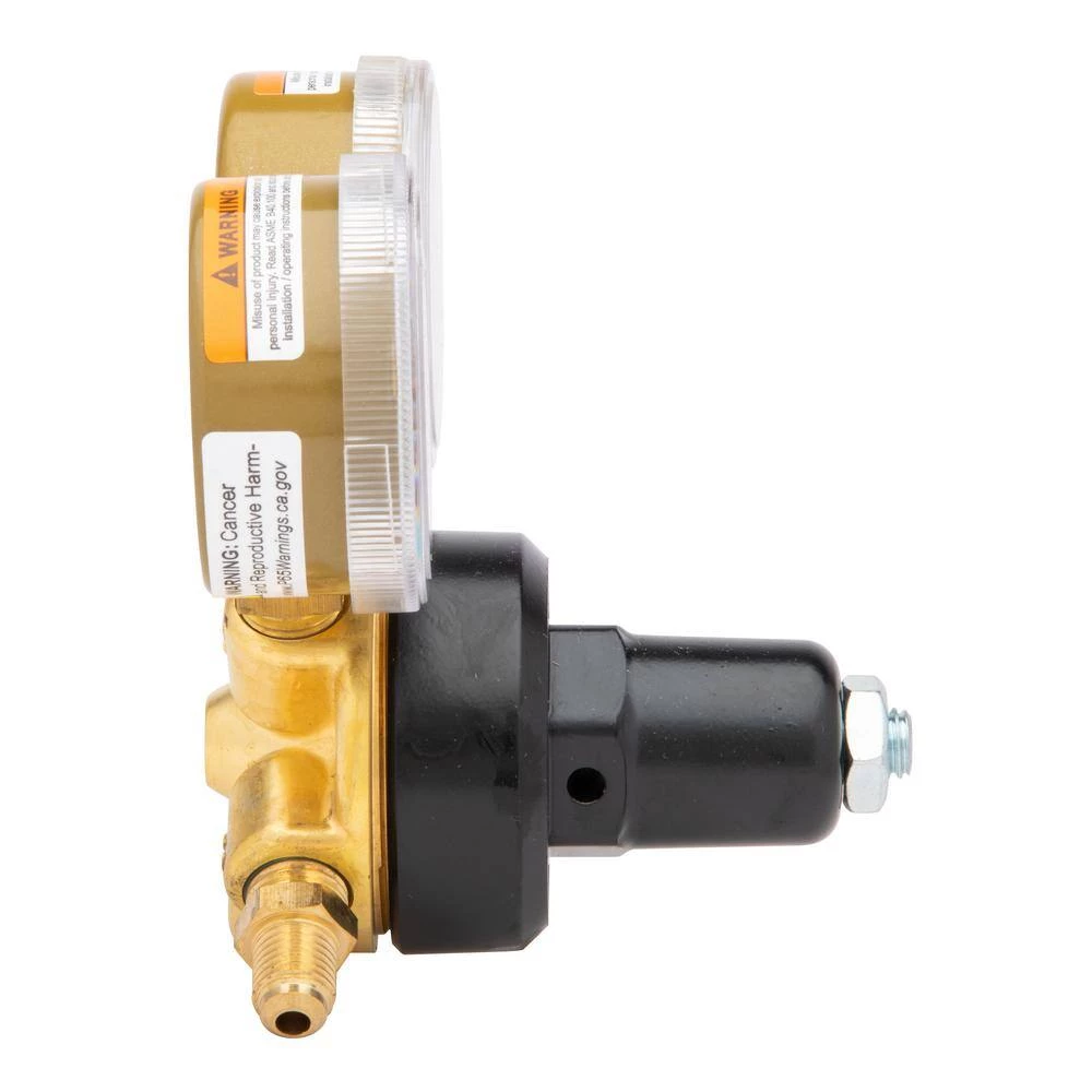 1/4 in. Model 201 Brass Nitrogen Preset Beverage Regulator 0-100 PSIG by Harris - Image 5