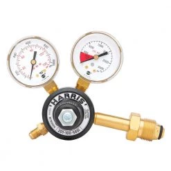 1/4 in. Model 201 Brass Nitrogen Preset Beverage Regulator 0-100 PSIG by Harris