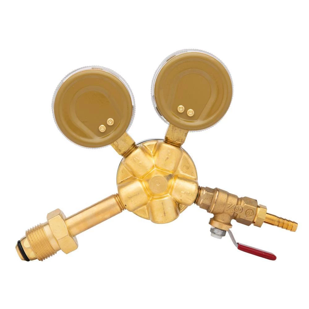 1/4 in. Model 201 Brass Nitrogen Preset Beverage Regulator 0-100 PSIG by Harris - Image 4