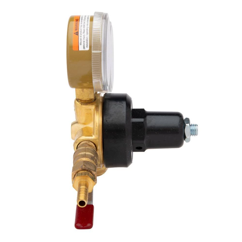 1/4 in. Model 201 Brass Nitrogen Preset Beverage Regulator 0-100 PSIG by Harris - Image 5