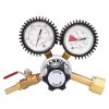 1/4 in. Model 201 Brass Carbon Dioxide Preset Beverage Regulator 0-30 PSIG by Harris