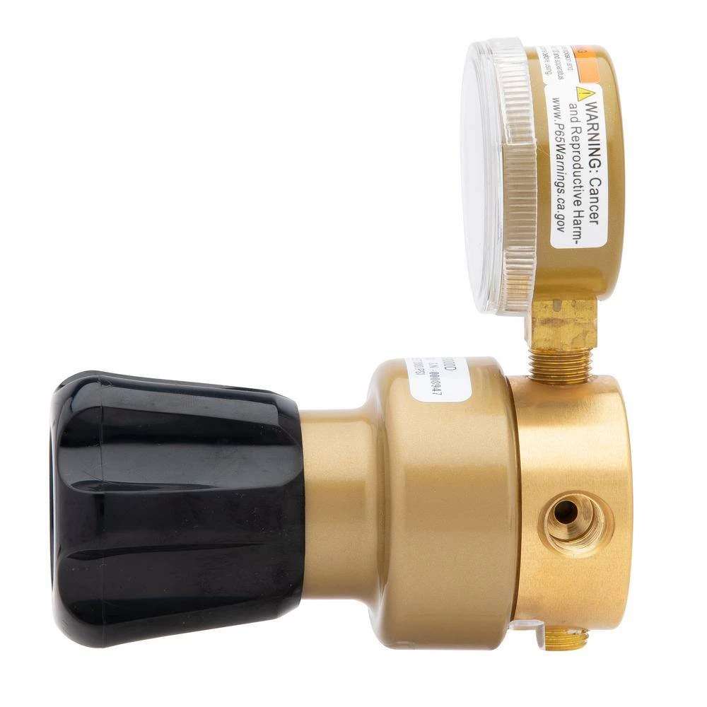1/4 in. Model 403 General Purpose Brass Nitrogen, Argon, Carbon Dioxide Line Regulator 0-15 PSIG by Harris - Image 3