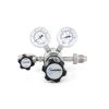 CGA 590, 1/4 in. Comp. Fitting 2-Stage, 316 Stainless Steel, 0 PSI to 50 PSI Compressed air Specialty Gas Lab Regulator by Harris