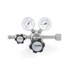 0 PSI to 125 PSI 2-Stage CGA 540 Chrome-Plated, 1/4 in. Compression Fitting, Oxygen Specialty Gas Lab Regulator by Harris
