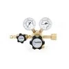 0 PSI to 125 PSI 2-Stage CGA 350 Brass, 1/4 in. Compression Fitting, Hydrogen and Flammable Specialty Gas Lab Regulator by Harris