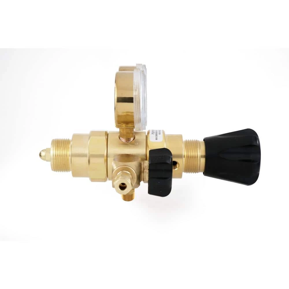0 PSI to 125 PSI 2-Stage CGA 580 Brass, 1/4 in. Compression Fitting, Nitrogen, Helium, Argon Specialty Gas Lab Regulator by Harris - Image 5