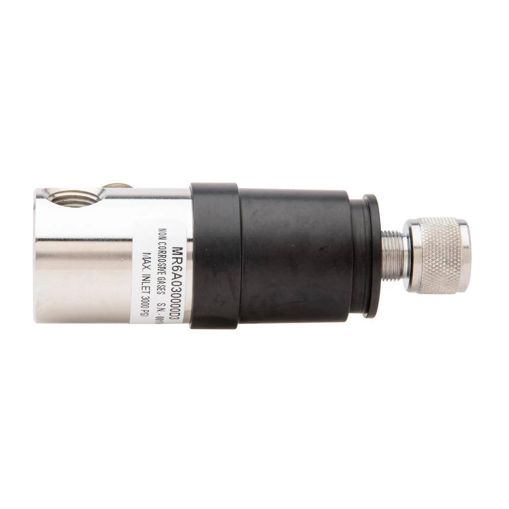 1/4 in. MR6 Compact Stainless Steel Miniature Bottle Regulator, Non-Corrosive, Corrosive and Flammable Gases 0-100 PSIG by Harris - Image 4