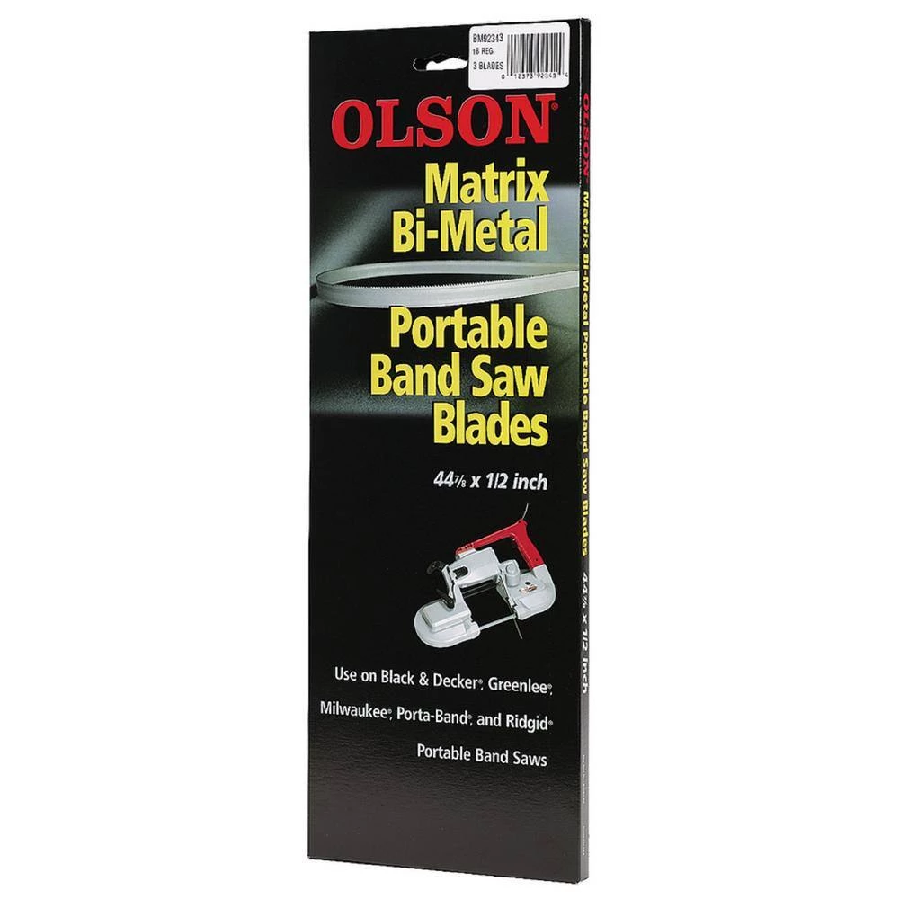 1/2 in. W x 0.020 in. T 14 TPI 44-7/8 in. Bi-Metal Band Saw Blade by Olson Saw - Image 2