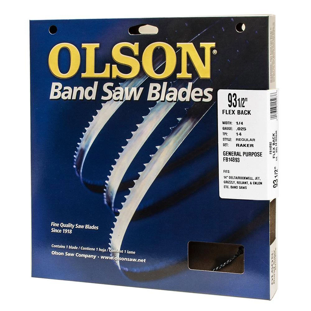 Copy 1 82 in. L x 3/8 in. with 4-TPI High Carbon Steel with Hardened Edges Band Saw Blade by Olson Saw - Image 3