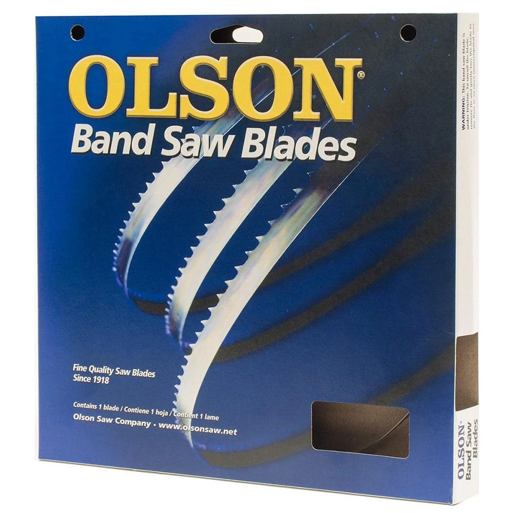 80 in. L x 1/2 in. W with 3 TPI High Carbon Steel with Hardened Edges Band Saw Blade by Olson Saw - Image 2