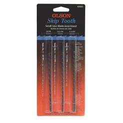Copy 1 5 in. L Plain End Scroll Saw Blade Assortment with 6 each FR44300, FR44600 and FR44800 by Olson Saw