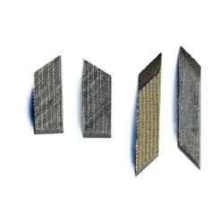 Two 3/8 in. x 3/8 in x 1 in. and 2 3/8 in. x 1/4 in. x 1-1/2 in. Band Saw Guide Blocks for Shopsmith Band Saws by Olson Saw