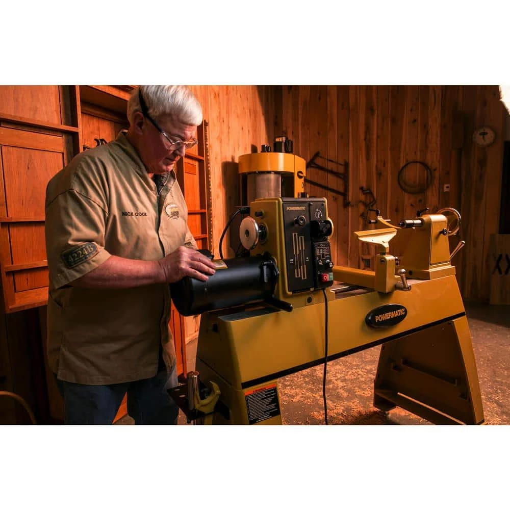 220-Volt 2HP 1PH Lathe with Risers by Powermatic - Image 7