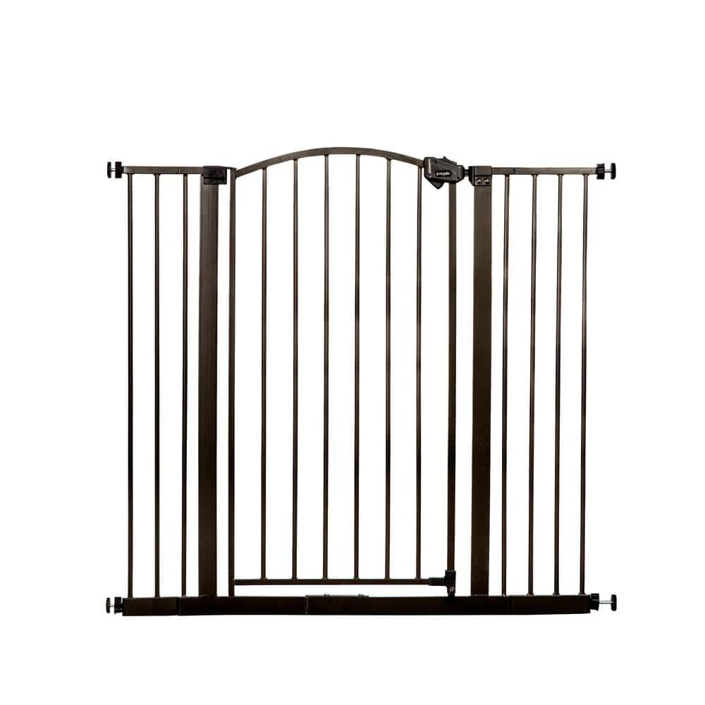 36 in. Arched Decor Extra Tall Safety Gate in Bronze by Regalo