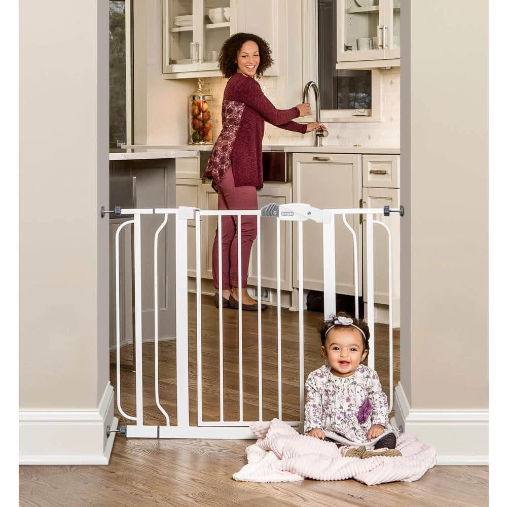 30 in. Easy Step 41.5 in. Extra Wide Walk-Through Gate by Regalo - Image 2