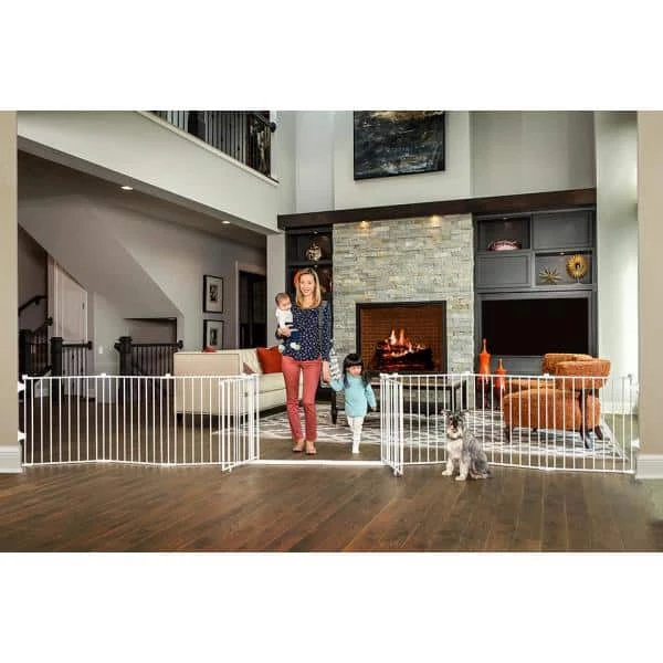 28" Double Door 192" Super Wide Gate by Regalo - Image 2