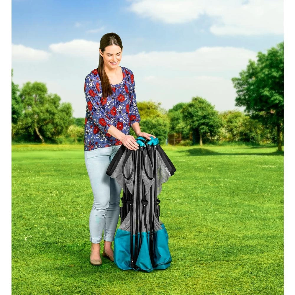 26 in. Eight Panel My Play Deluxe Portable Play Yard by Regalo - Image 3