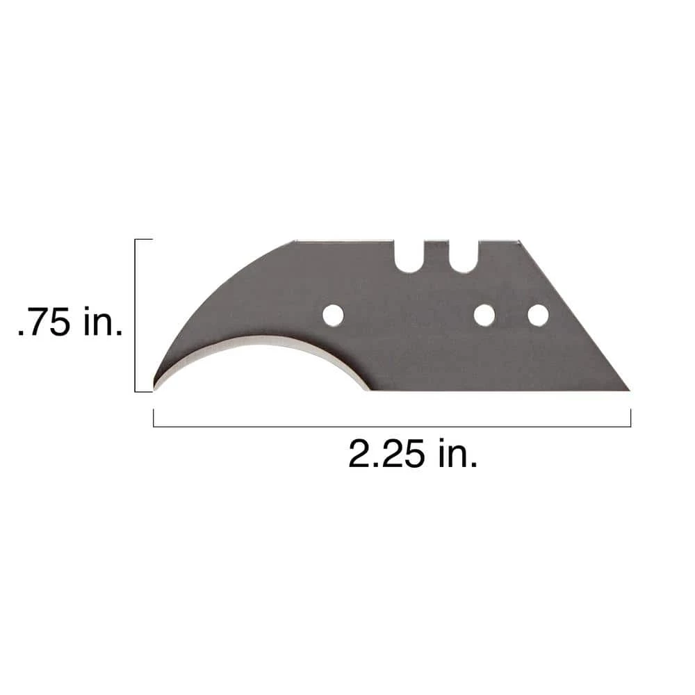 Hawk Concave Blade for Utility Knives (5-Pack) by ROBERTS - Image 6