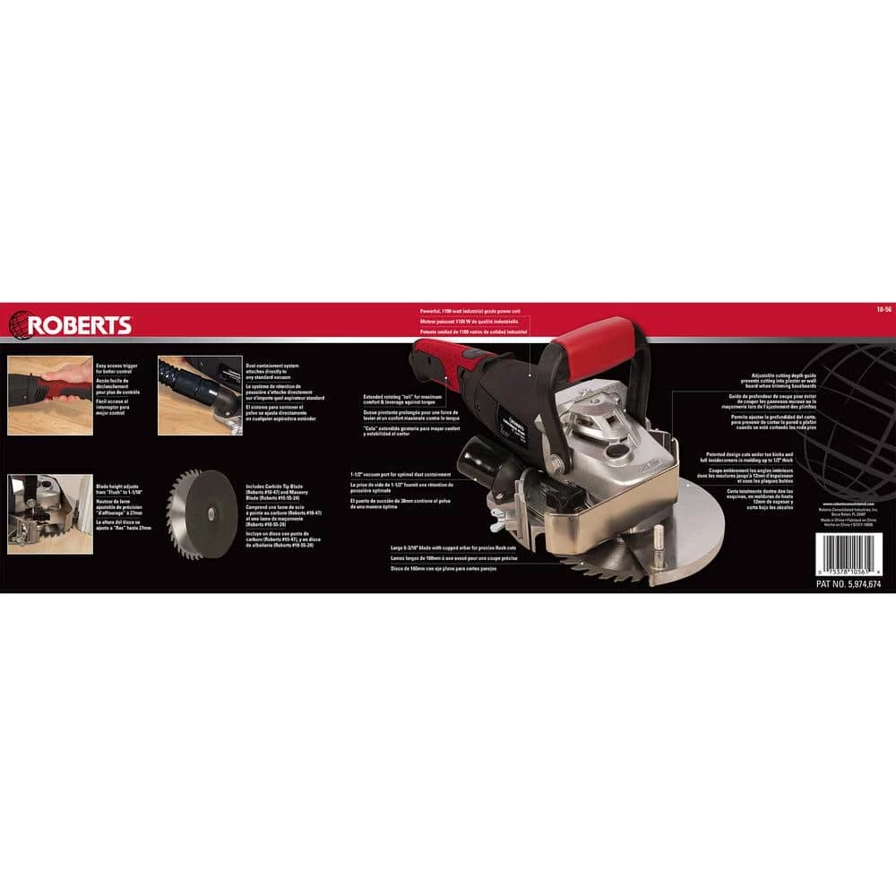 Longneck Plus 120 Volt 6 in. Jamb and Undercut Saw by ROBERTS - Image 3