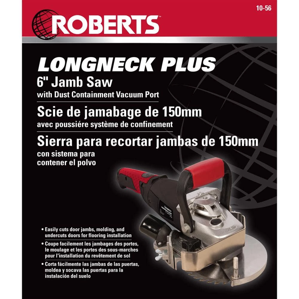 Longneck Plus 120 Volt 6 in. Jamb and Undercut Saw by ROBERTS - Image 10