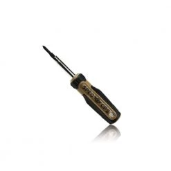 Multi-Bit Screwdriver, 6-in-1, Magnetized Double-Sided Bits, Cr-Mo Steel Shaft by SPEC OPS