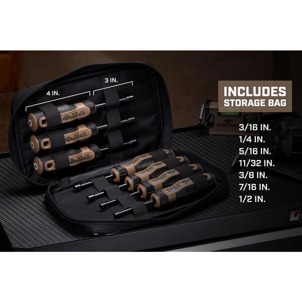 Nut Driver Set, SAE, (7-Piece) by SPEC OPS - Image 5