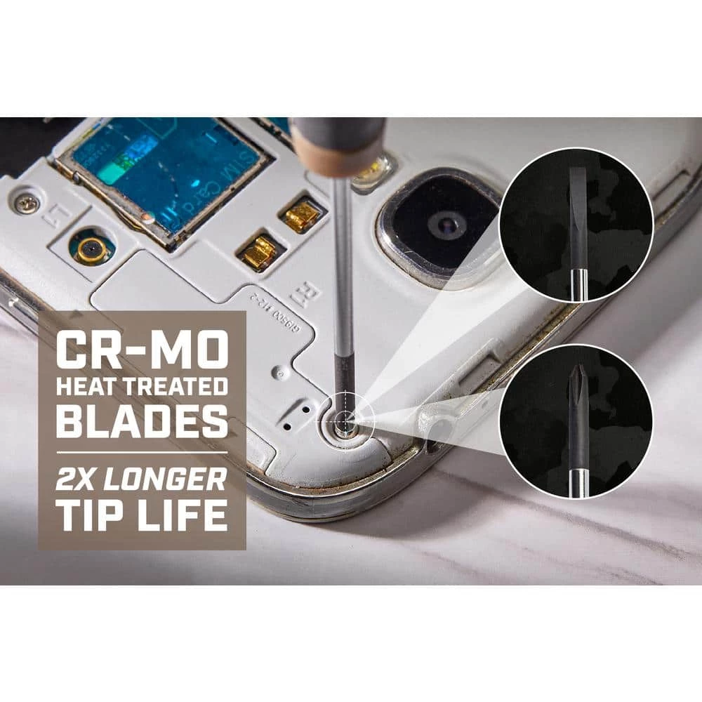 Precision Screwdriver Set with Case, Phillips & Slotted, Magnetic Tip, 3% Donated to Veterans (6-Piece) by SPEC OPS - Image 3