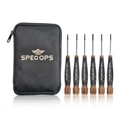 Precision Screwdriver Set with Case, Phillips & Slotted, Magnetic Tip, 3% Donated to Veterans (6-Piece) by SPEC OPS
