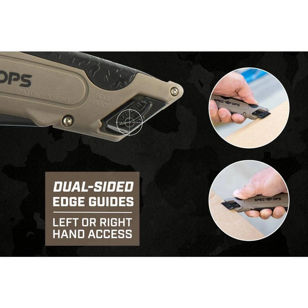 Safety Knife Box Cutter, Includes Holster & Lanyard by SPEC OPS - Image 3
