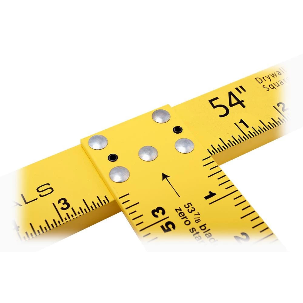 54 in. Drywall Square Heavy Duty 3/16 in. Thick Blade in Yellow (2-Pack) by ToolPro - Image 3